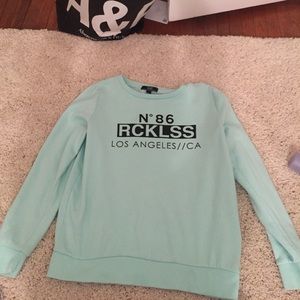 over sized sweatshirt